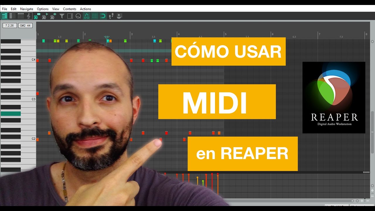 Cómo Usar MIDI en REAPER